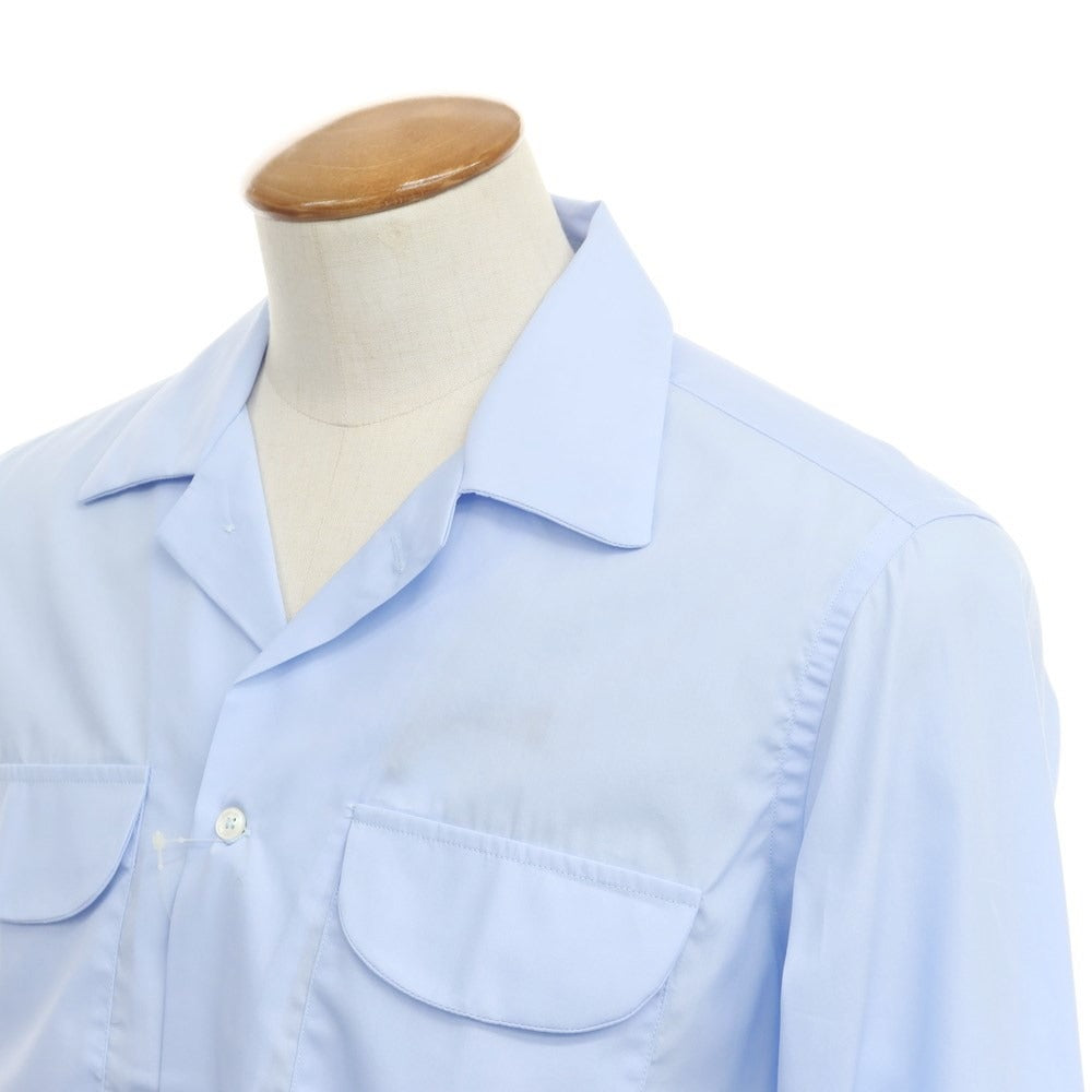 [New] Bagutta Cotton Open Collar Casual Shirt
 Light blue [Size M] [BLU] [S/S/A/W] [Condition rank N] [Men&