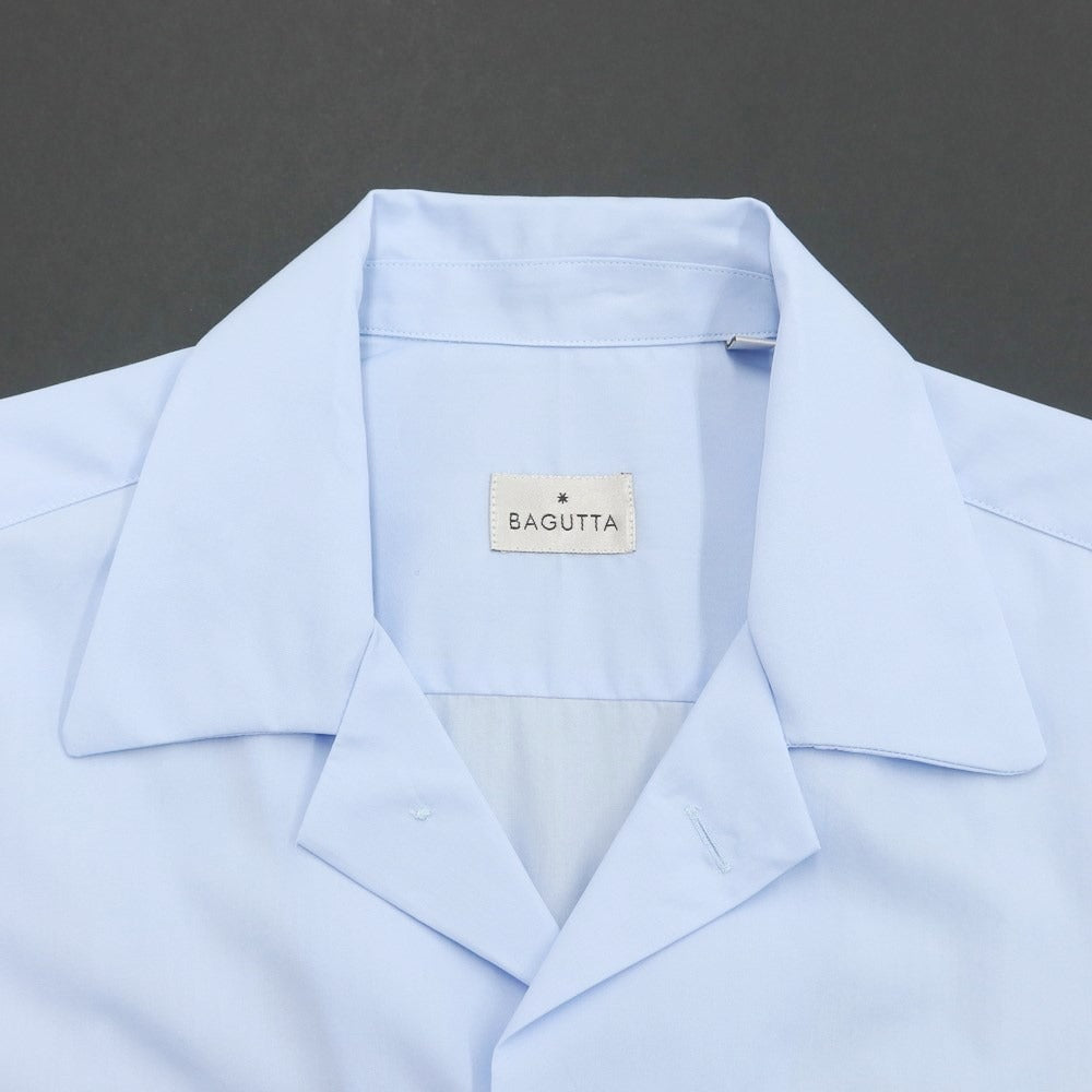 [New] Bagutta Cotton Open Collar Casual Shirt
 Light blue [Size M] [BLU] [S/S/A/W] [Condition rank N] [Men&