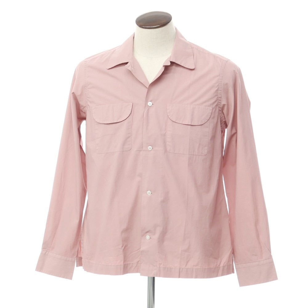 [New] Bagutta Cotton Open Collar Casual Shirt Smoke Pink [Size L] [PNK] [S/S/A/W] [Condition Rank N] [Men&