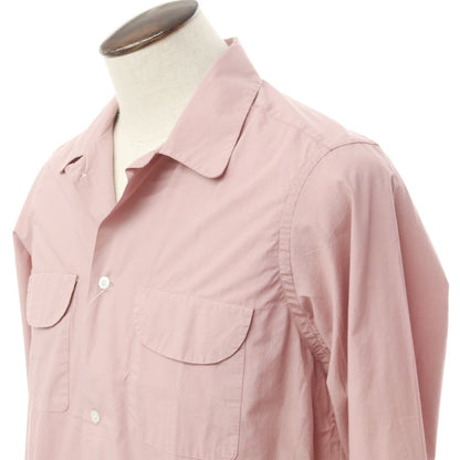 [New] Bagutta Cotton Open Collar Casual Shirt Smoke Pink [Size L] [PNK] [S/S/A/W] [Condition Rank N] [Men&