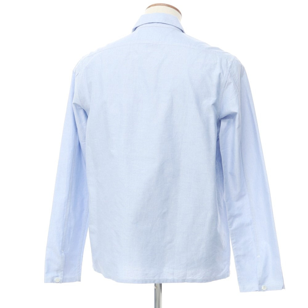 [New] Bagutta Oxford cotton wide silhouette casual shirt, light blue [M] [Condition rank N] [Men&