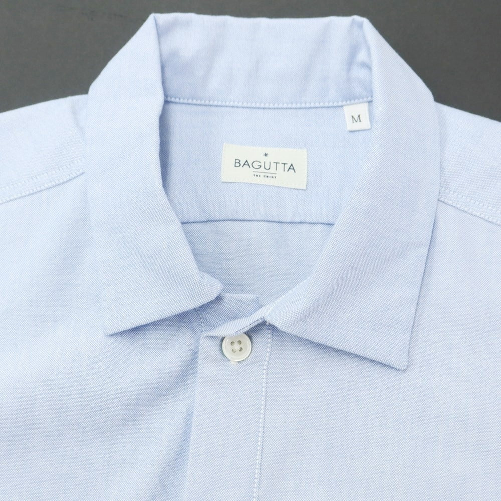 [New] Bagutta Oxford cotton wide silhouette casual shirt, light blue [M] [Condition rank N] [Men&