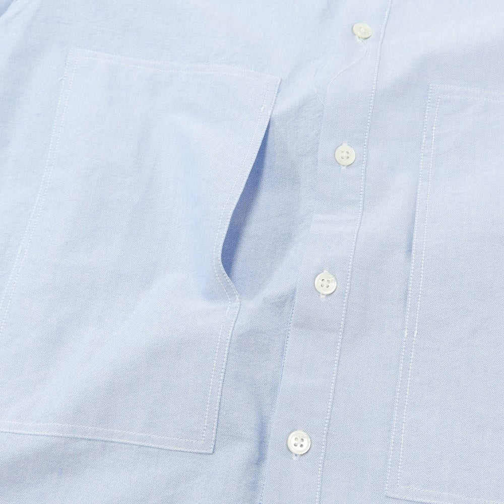 [New] Bagutta Oxford cotton wide silhouette casual shirt, light blue [M] [Condition rank N] [Men&