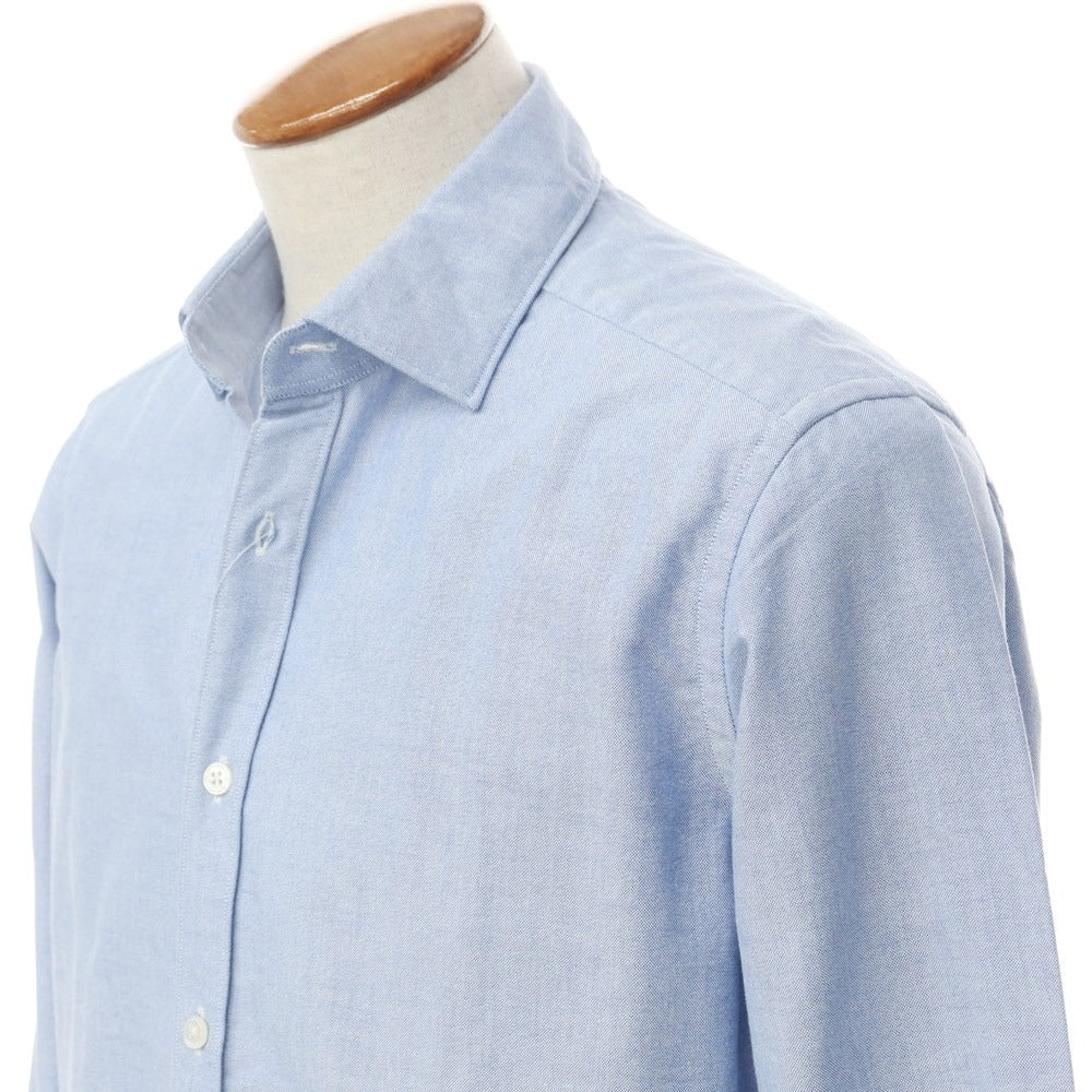 [New] Bagutta Oxford Cotton Casual Shirt Light Blue [40] [Condition Rank N] [Men&