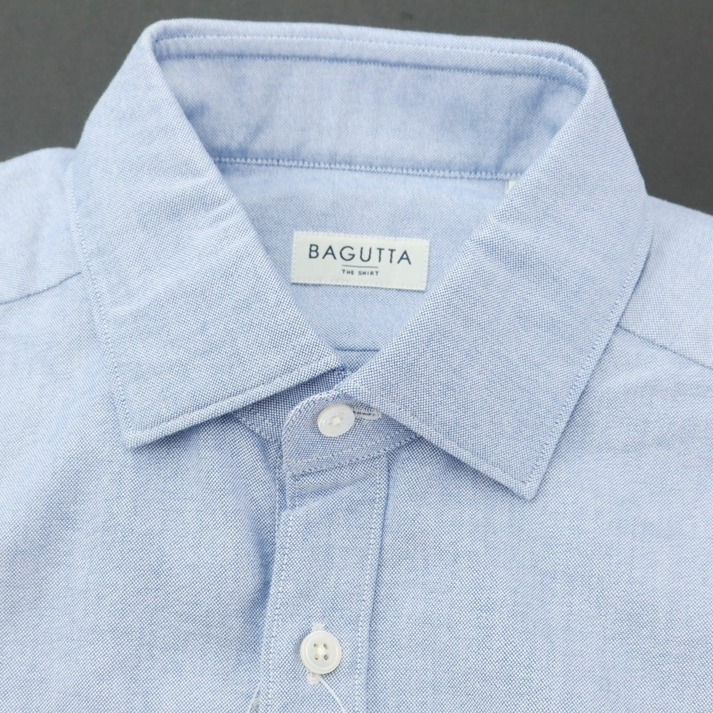 [New] Bagutta Oxford Cotton Casual Shirt Light Blue [40] [Condition Rank N] [Men&