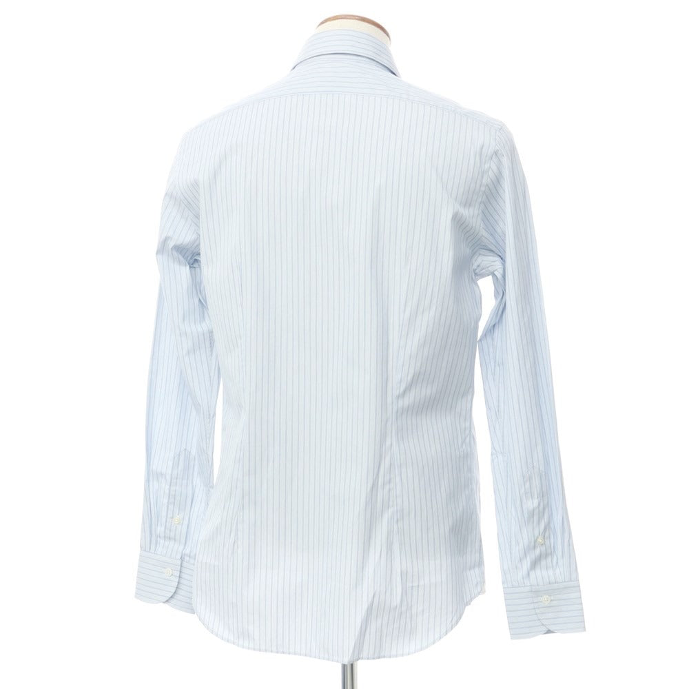 [New] Bagutta Cotton Striped Dress Shirt Light Blue [40] [Condition Rank N] [Men&