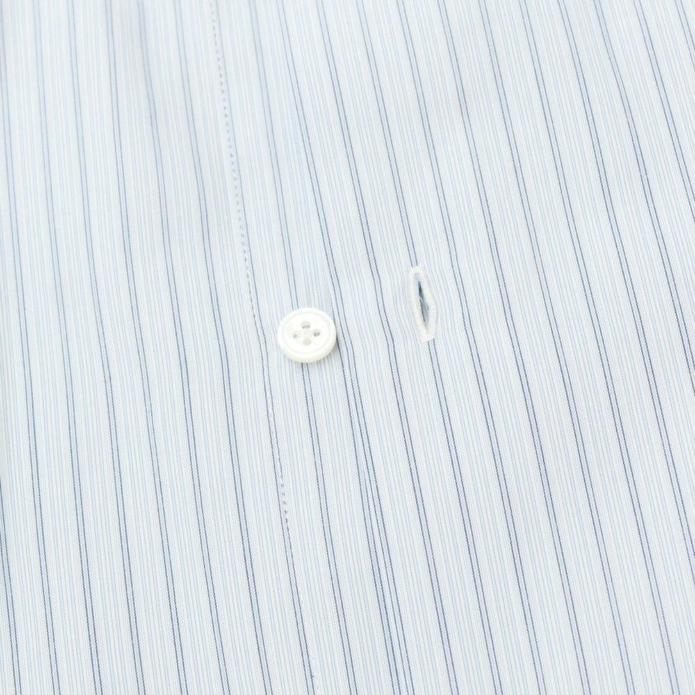 [New] Bagutta Cotton Striped Dress Shirt Light Blue [40] [Condition Rank N] [Men&