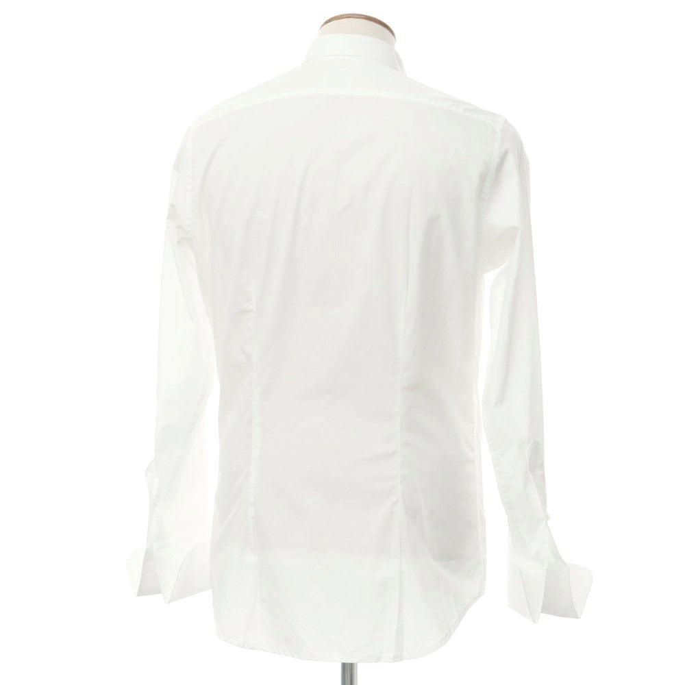 [New] Bagutta Broad Cotton Wing Collar Dress Shirt White [40] [Condition Rank N] [Men&