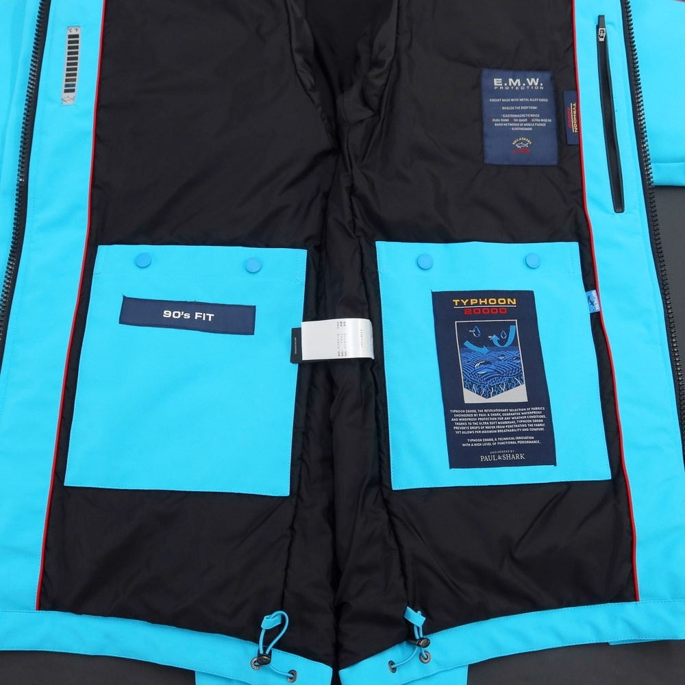 [New] Paul &amp;amp; Shark TYPOON 20000 polyester padded coat, blue [Size S] [BLU] [A/W] [Condition Rank N] [Men&