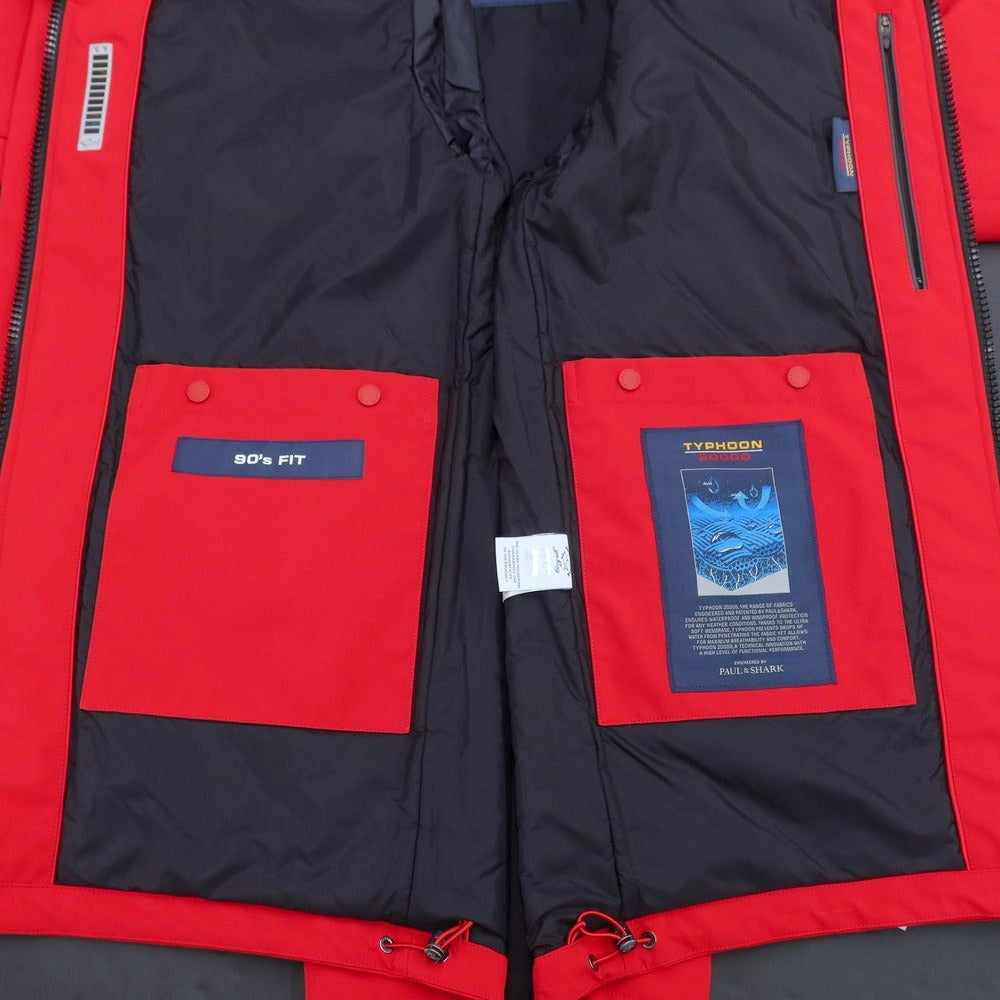 [New] Paul &amp;amp; Shark TYPOON 20000 polyester padded coat, red [Size L] [RED] [A/W] [Condition Rank N] [Men&