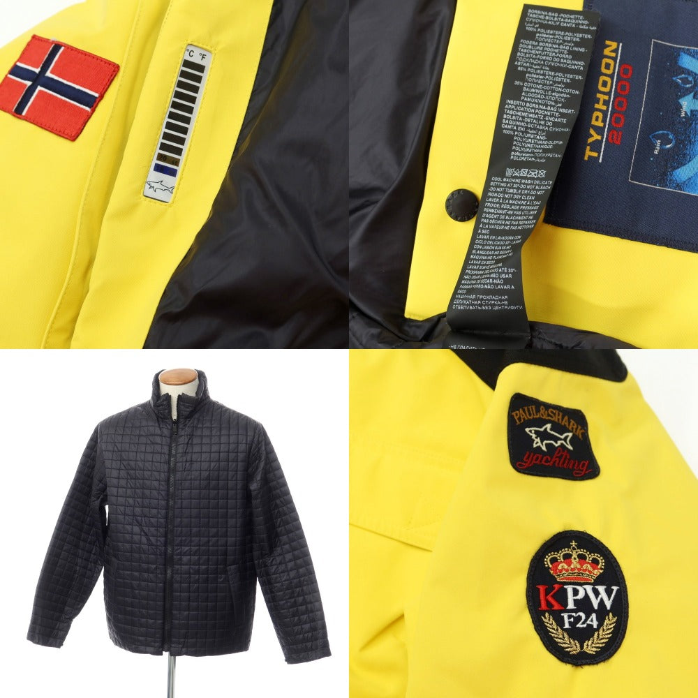 [Used] Paul &amp;amp; Shark TYPOON 20000 Padded Liner Blouson Yellow [Size M] [YEL] [A/W] [Condition Rank B] ​​[Men&