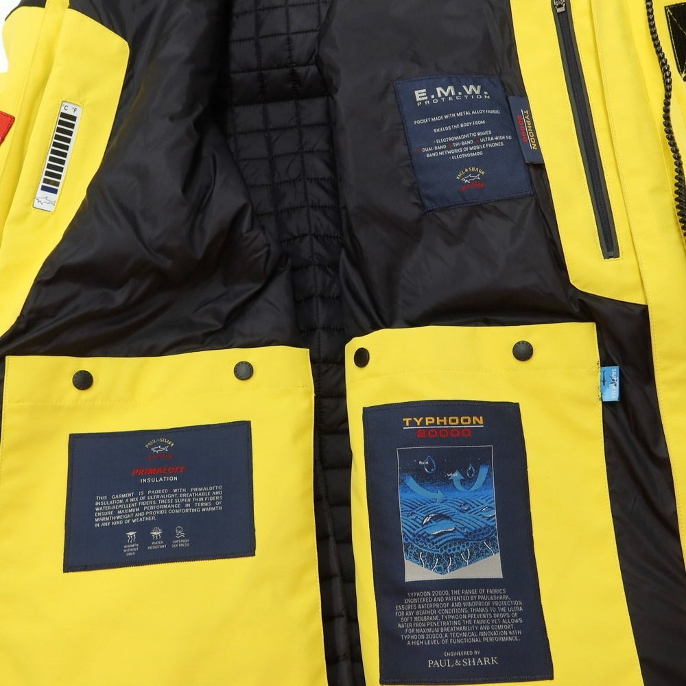 [Used] Paul &amp;amp; Shark TYPOON 20000 Padded Liner Blouson Yellow [Size M] [YEL] [A/W] [Condition Rank B] ​​[Men&