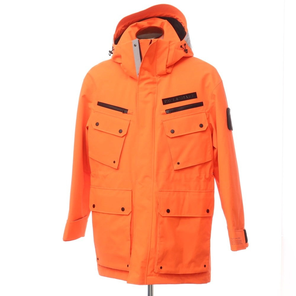 [New] Paul &amp;amp; Shark TYPOON 20000 Padded Down Coat Fluorescent Orange [Size L] [ORG] [A/W] [Condition Rank N] [Men&