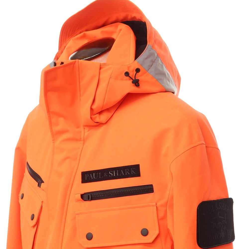 [New] Paul &amp;amp; Shark TYPOON 20000 Padded Down Coat Fluorescent Orange [Size L] [ORG] [A/W] [Condition Rank N] [Men&