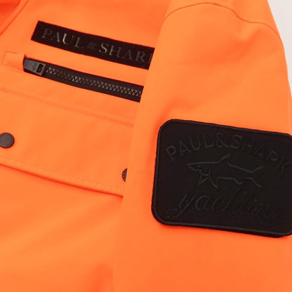 [New] Paul &amp;amp; Shark TYPOON 20000 Padded Down Coat Fluorescent Orange [Size L] [ORG] [A/W] [Condition Rank N] [Men&