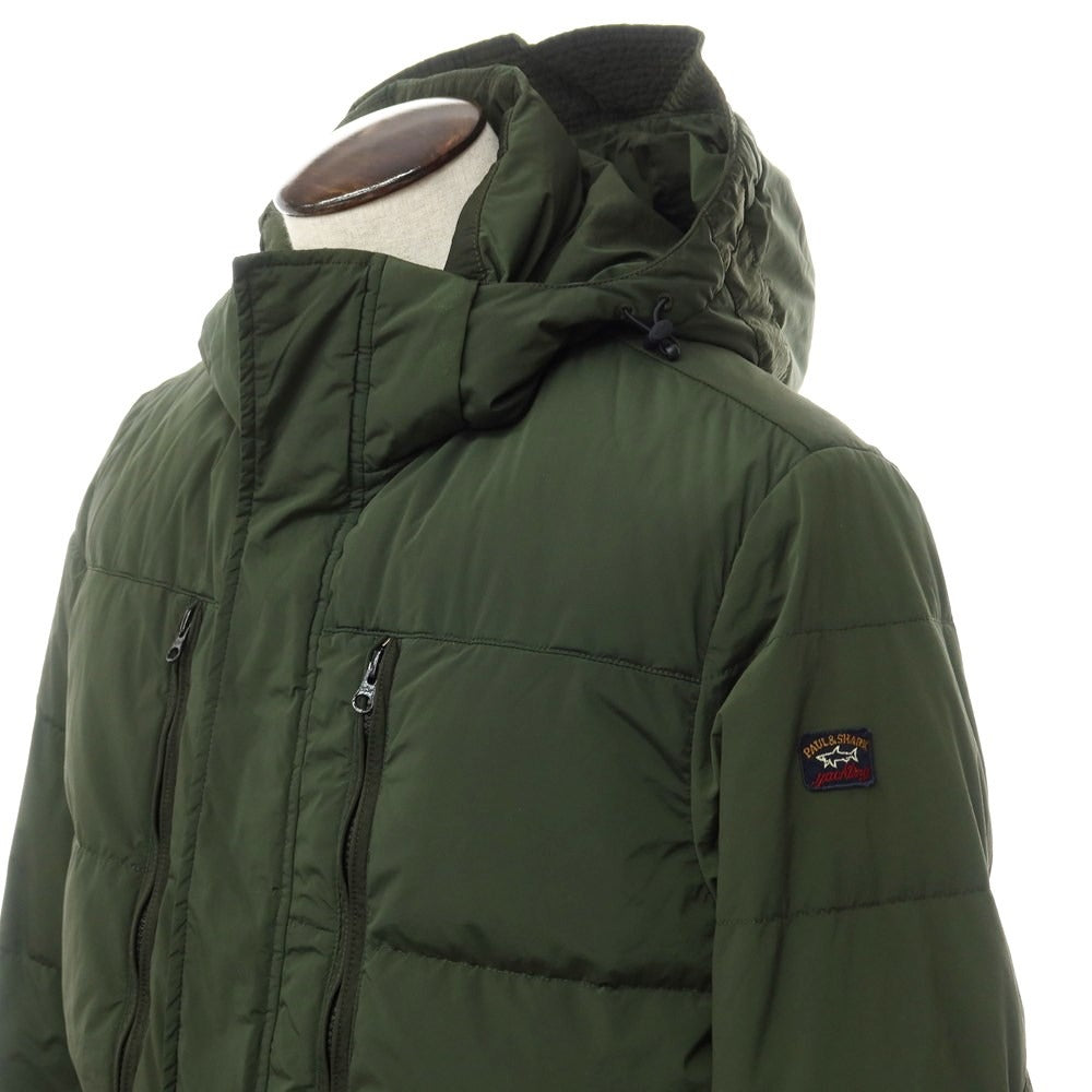 [New] Paul &amp;amp; Shark Nylon Down Coat Olive Green [Size L] [GRN] [A/W] [Condition Rank N] [Men&