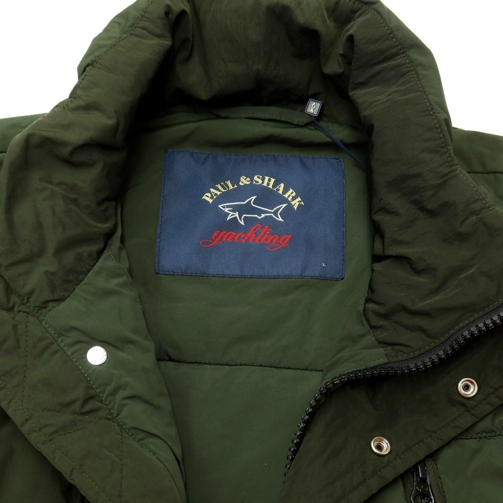 [New] Paul &amp;amp; Shark Nylon Down Coat Olive Green [Size L] [GRN] [A/W] [Condition Rank N] [Men&