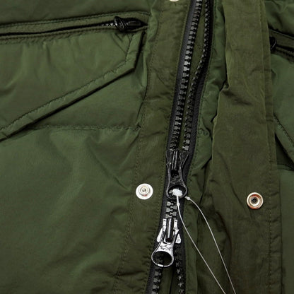 [New] Paul &amp;amp; Shark Nylon Down Coat Olive Green [Size L] [GRN] [A/W] [Condition Rank N] [Men&