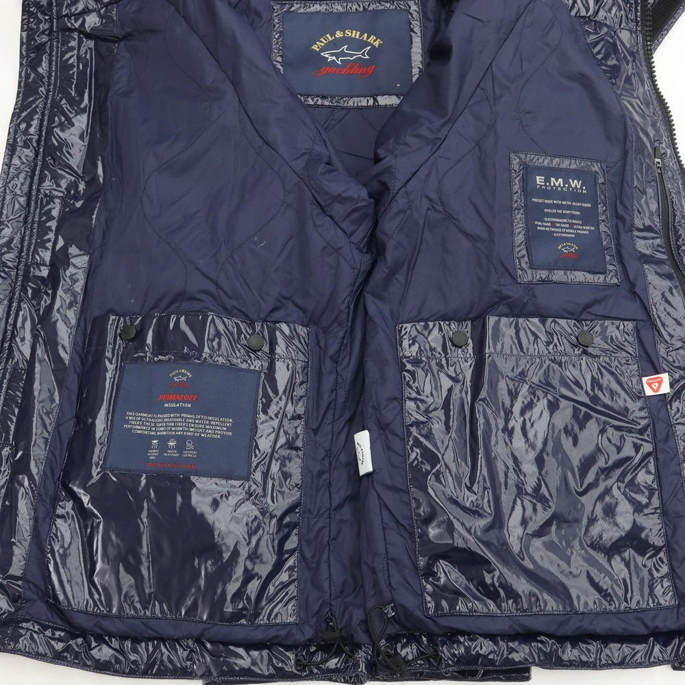 【新品】ポールアンドシャーク PAUL&amp;SHARK ナイロン PRIMALOFT 中綿ブルゾン
 ネイビー【サイズM】【NVY】【A/W】【状態ランクN】【メンズ】
【759891】
[DPD]