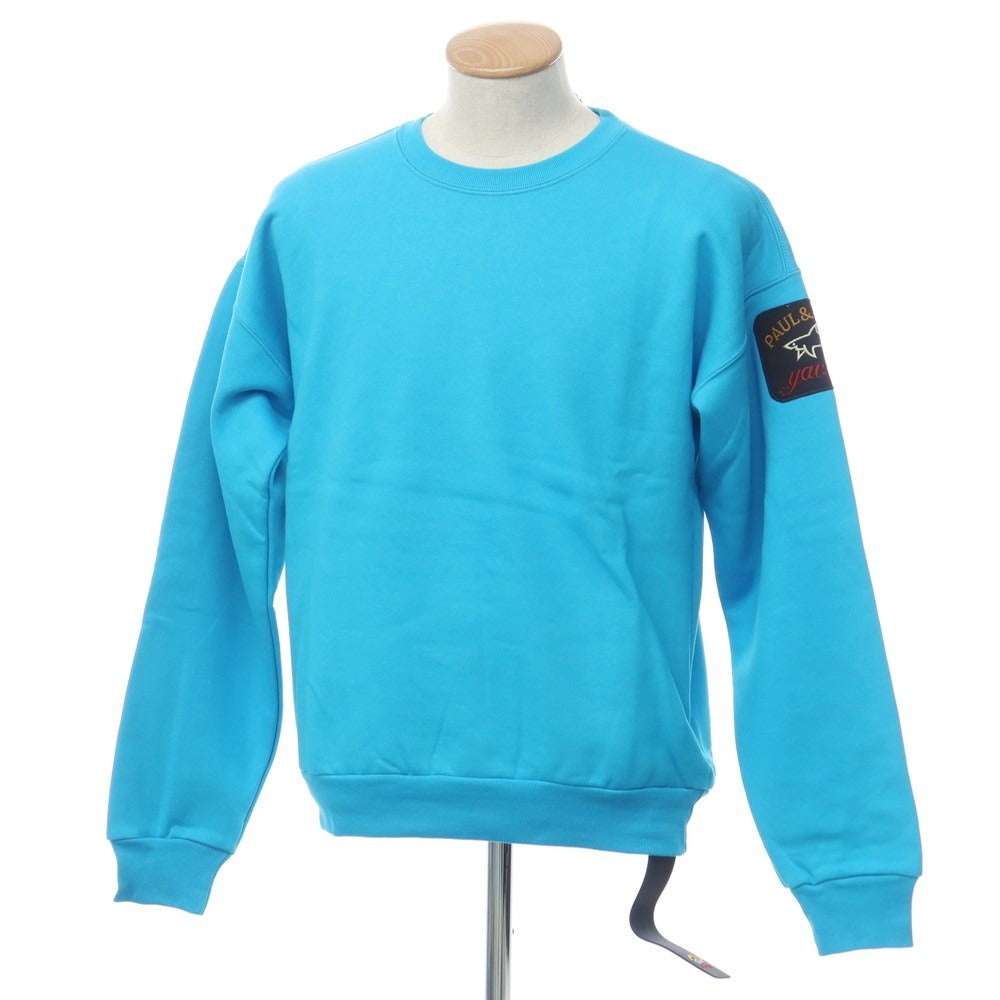 [New] Paul &amp;amp; Shark Cotton Crew Neck Sweatshirt
 Light blue [Size XS] [BLU] [A/W] [Condition rank N] [Men&