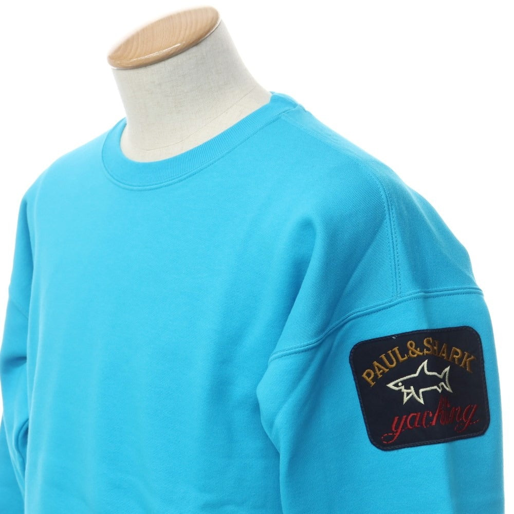 [New] Paul &amp;amp; Shark Cotton Crew Neck Sweatshirt
 Light blue [Size XS] [BLU] [A/W] [Condition rank N] [Men&