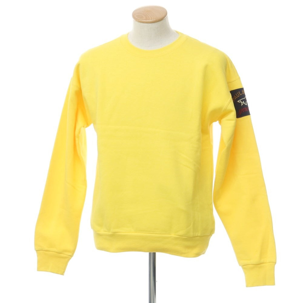 [New] Paul &amp;amp; Shark Cotton Crew Neck Sweatshirt
 Yellow [Size XS] [YEL] [A/W] [Condition Rank N] [Men&