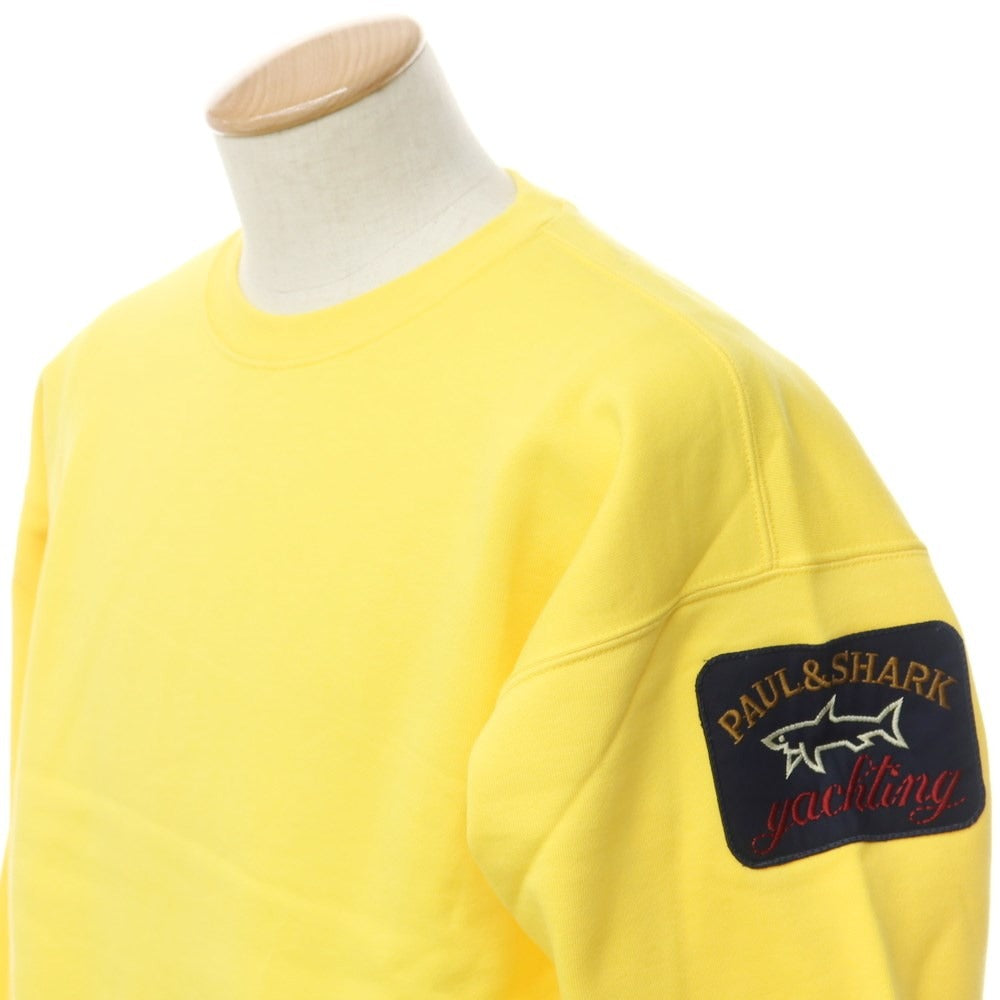 [New] Paul &amp;amp; Shark Cotton Crew Neck Sweatshirt
 Yellow [Size XS] [YEL] [A/W] [Condition Rank N] [Men&