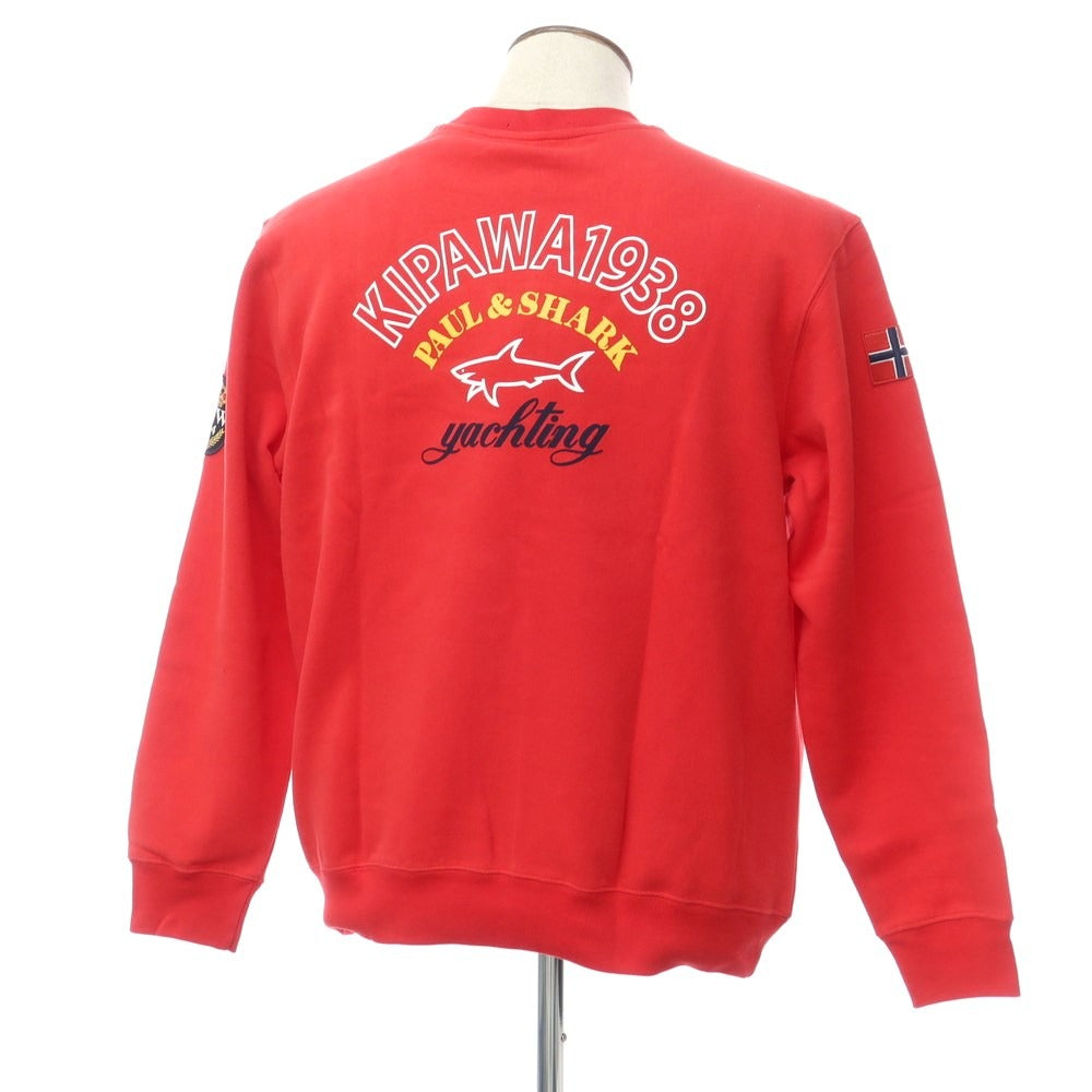 【新品】ポールアンドシャーク PAUL&amp;SHARK コットン クルーネック スウェット レッド【サイズL】【RED】【A/W】【状態ランクN】【メンズ】【759885】
[DPD]