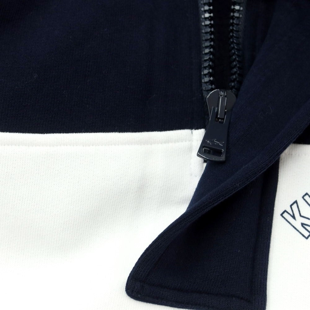 [New] Paul &amp;amp; Shark Cotton Half Zip Hoodie Sweatshirt
 Navy x White [Size S] [NVY] [A/W] [Condition Rank N] [Men&