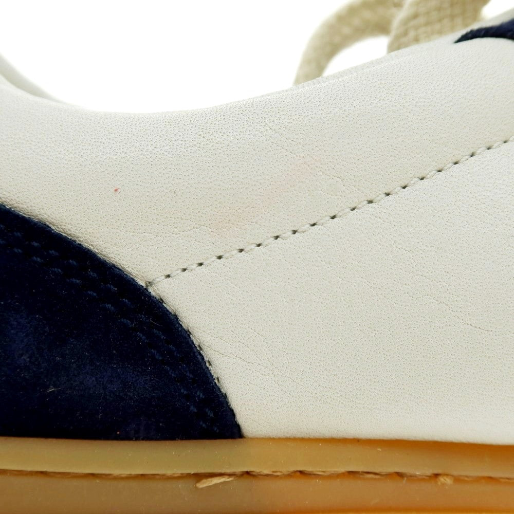 [New outlet] Rove rov leather low-cut sneakers white x navy [41] [Condition rank N-] [Men&