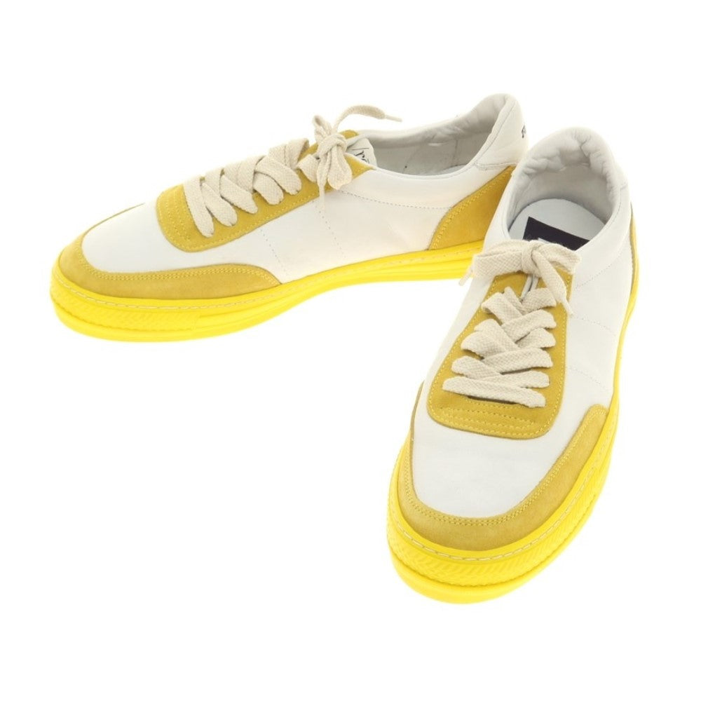 [New outlet] Rove rov leather low-cut sneakers white x mustard yellow [39] [Condition rank N-] [Men&