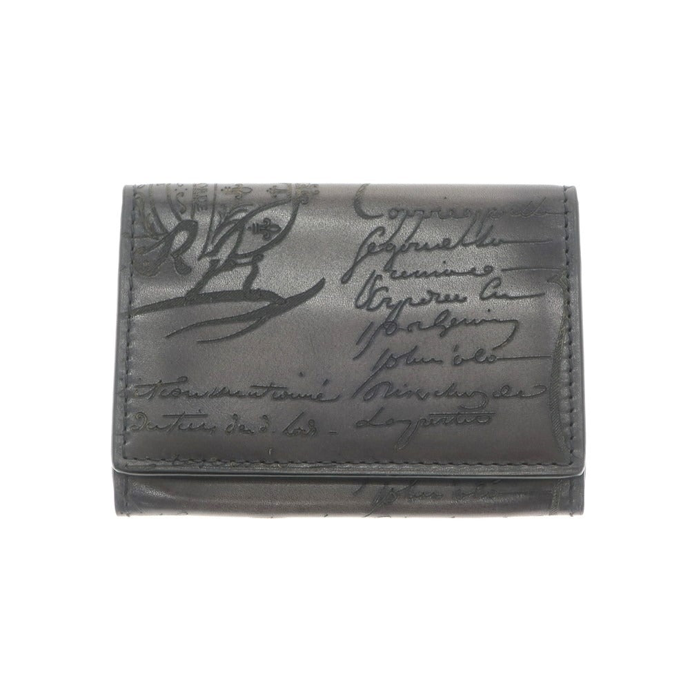 [Used] Berluti Calligraphy Business Card Holder Dark Gray [BLK] [S/S/A/W] [Condition Rank B] ​​[Men&