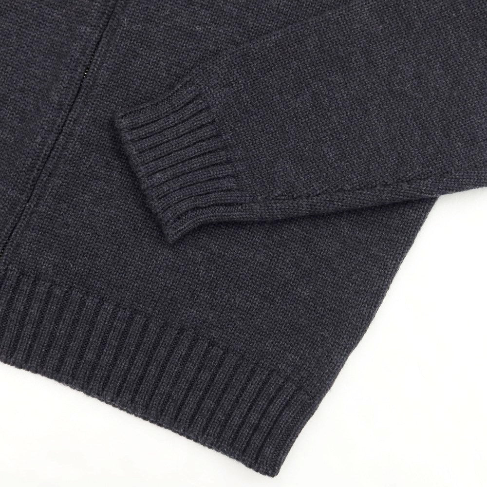 [Used] ZANONE mid-gauge wool zip-up cardigan, charcoal gray [size 46] [GRY] [A/W] [Condition rank B] ​​[Men&