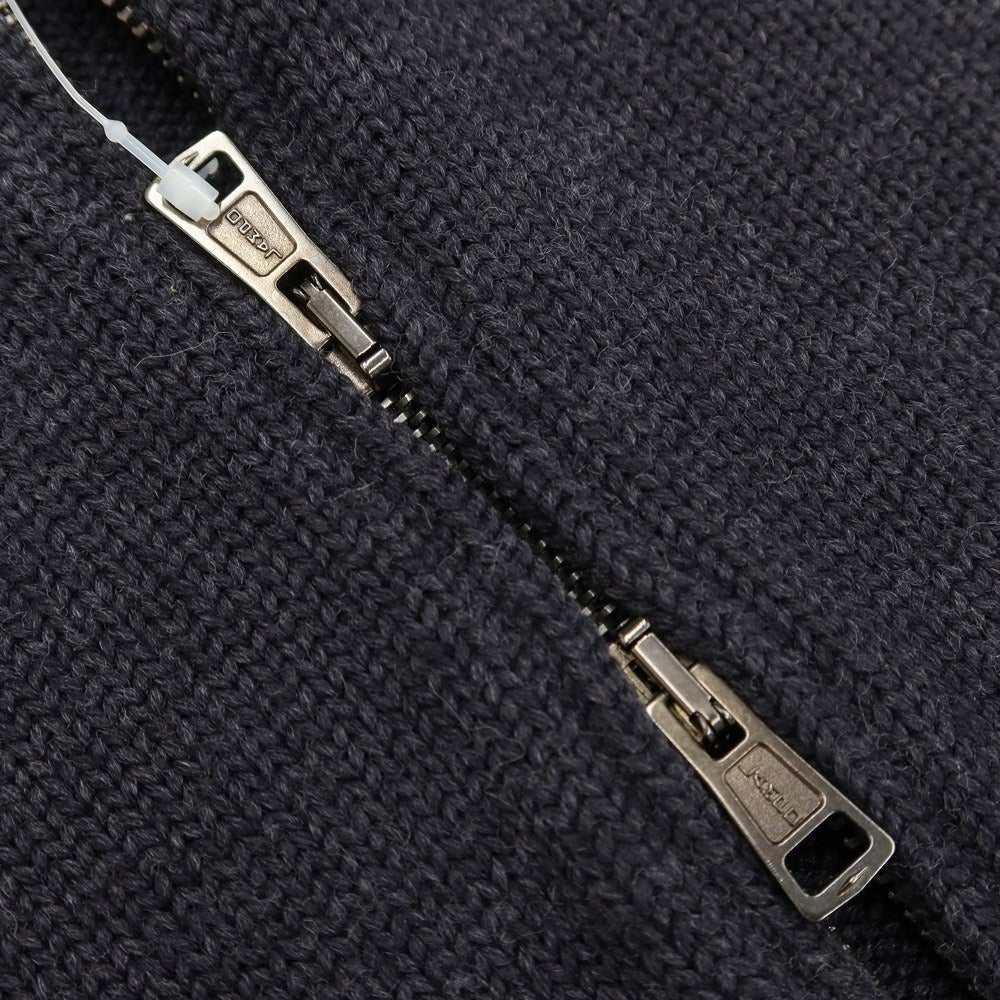 [Used] ZANONE mid-gauge wool zip-up cardigan, charcoal gray [size 46] [GRY] [A/W] [Condition rank B] ​​[Men&