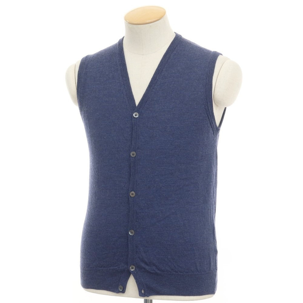 [Used] Altea High Gauge Wool Knit Vest Cardigan Navy [Size S] [NVY] [A/W] [Condition Rank B] ​​[Men&