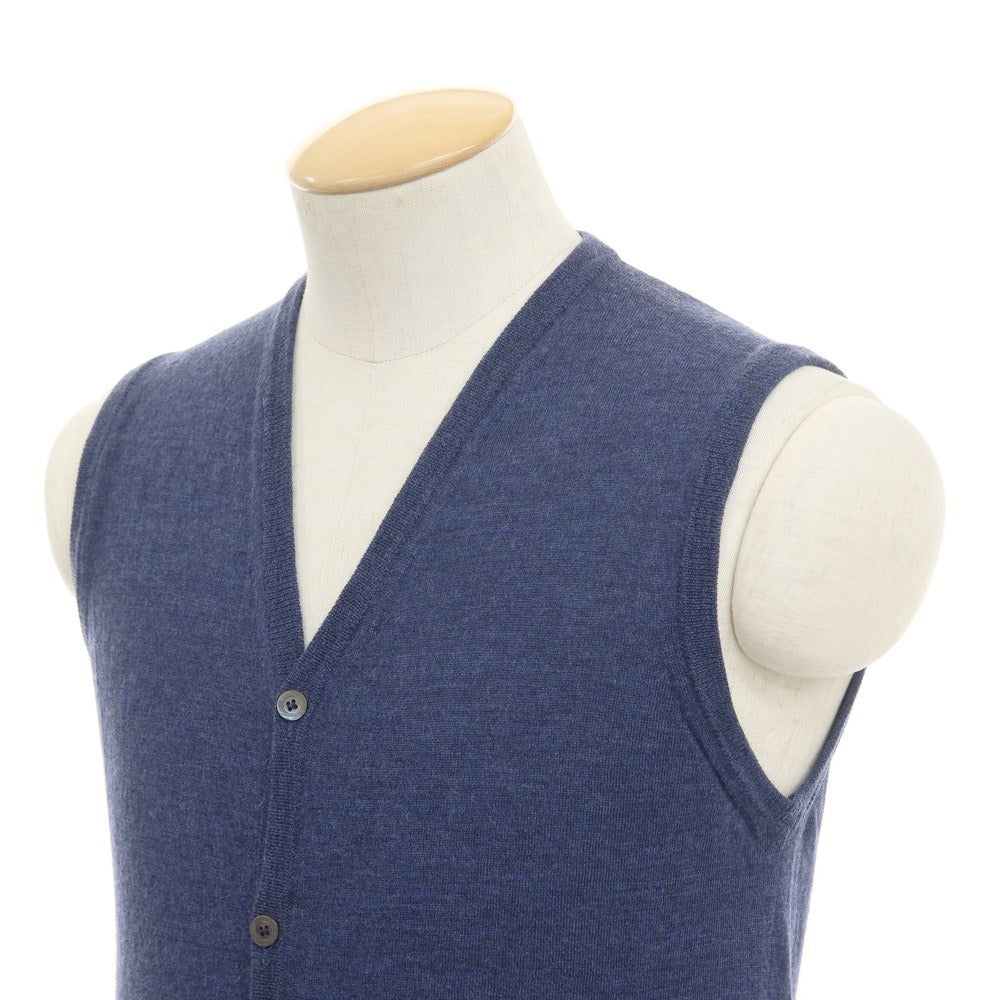 [Used] Altea High Gauge Wool Knit Vest Cardigan Navy [Size S] [NVY] [A/W] [Condition Rank B] ​​[Men&