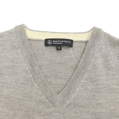 [Used] BEAUTY&amp;amp;YOUTH UNITED ARROWS High Gauge Wool Pullover Knit Warm Gray [Size M] [GRY] [A/W] [Condition Rank B] ​​[Men&