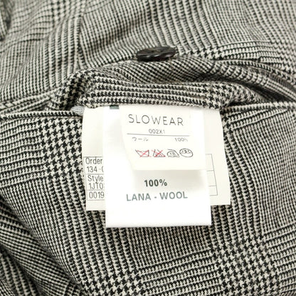 [Used] INCOTEX Wool Check Dress Slacks Pants, Grey [Size 46] [GRY] [A/W] [Condition Rank B] ​​[Men&