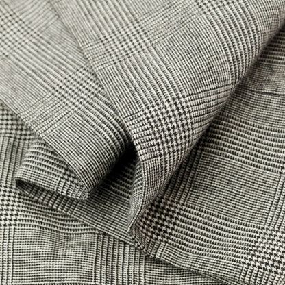 [Used] INCOTEX Wool Check Dress Slacks Pants, Grey [Size 46] [GRY] [A/W] [Condition Rank B] ​​[Men&