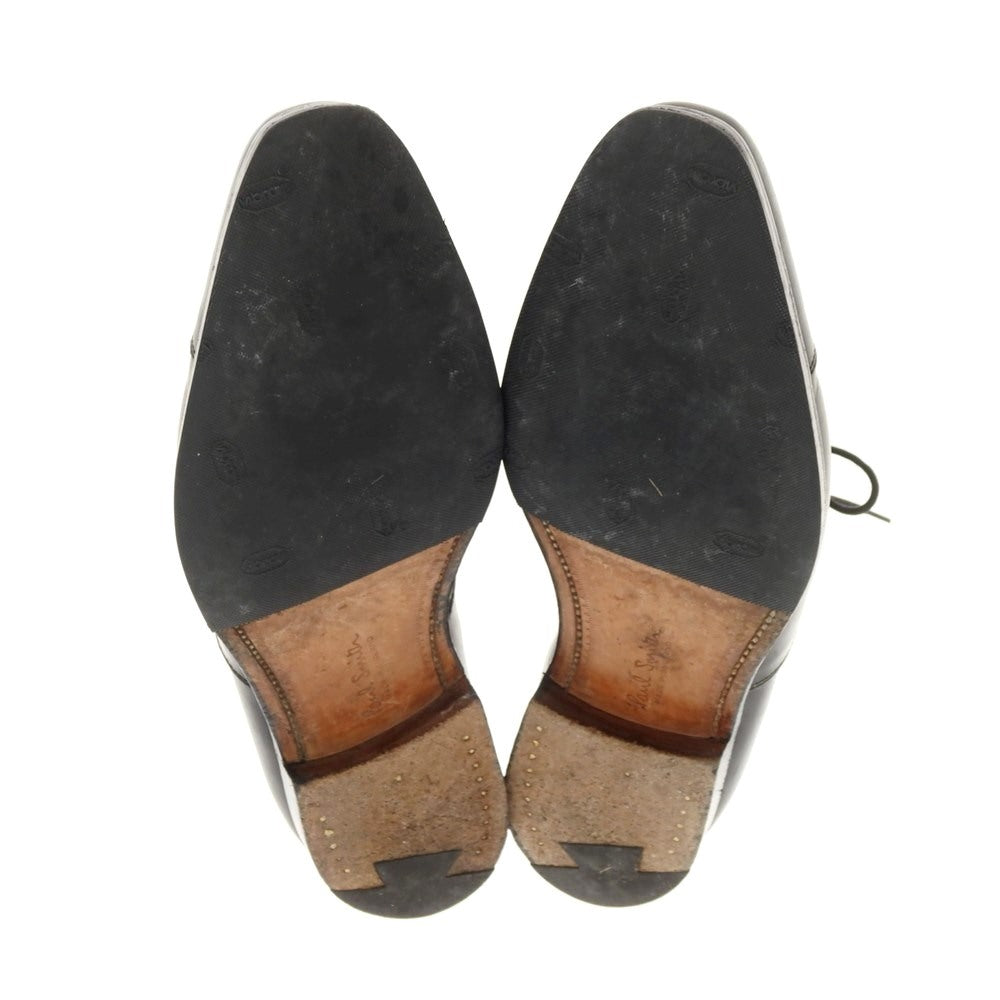 [Used] Paul Smith x Crocket Jones Straight Tip Dress Shoes Black [7 E] [Condition Rank C] [Men&