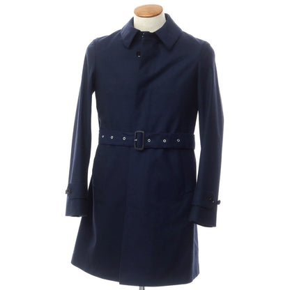 [Used] TOMORROWLAND STORM SYSTEM Wool Balmacaan Coat Navy [Size 46] [NVY] [A/W] [Condition Rank C] [Men&