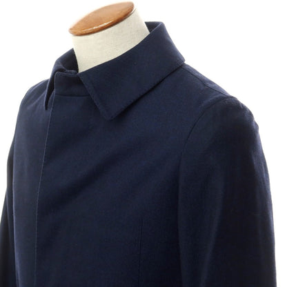 [Used] TOMORROWLAND STORM SYSTEM Wool Balmacaan Coat Navy [Size 46] [NVY] [A/W] [Condition Rank C] [Men&