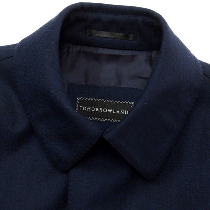 [Used] TOMORROWLAND STORM SYSTEM Wool Balmacaan Coat Navy [Size 46] [NVY] [A/W] [Condition Rank C] [Men&