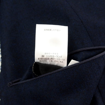 [Used] TOMORROWLAND STORM SYSTEM Wool Balmacaan Coat Navy [Size 46] [NVY] [A/W] [Condition Rank C] [Men&