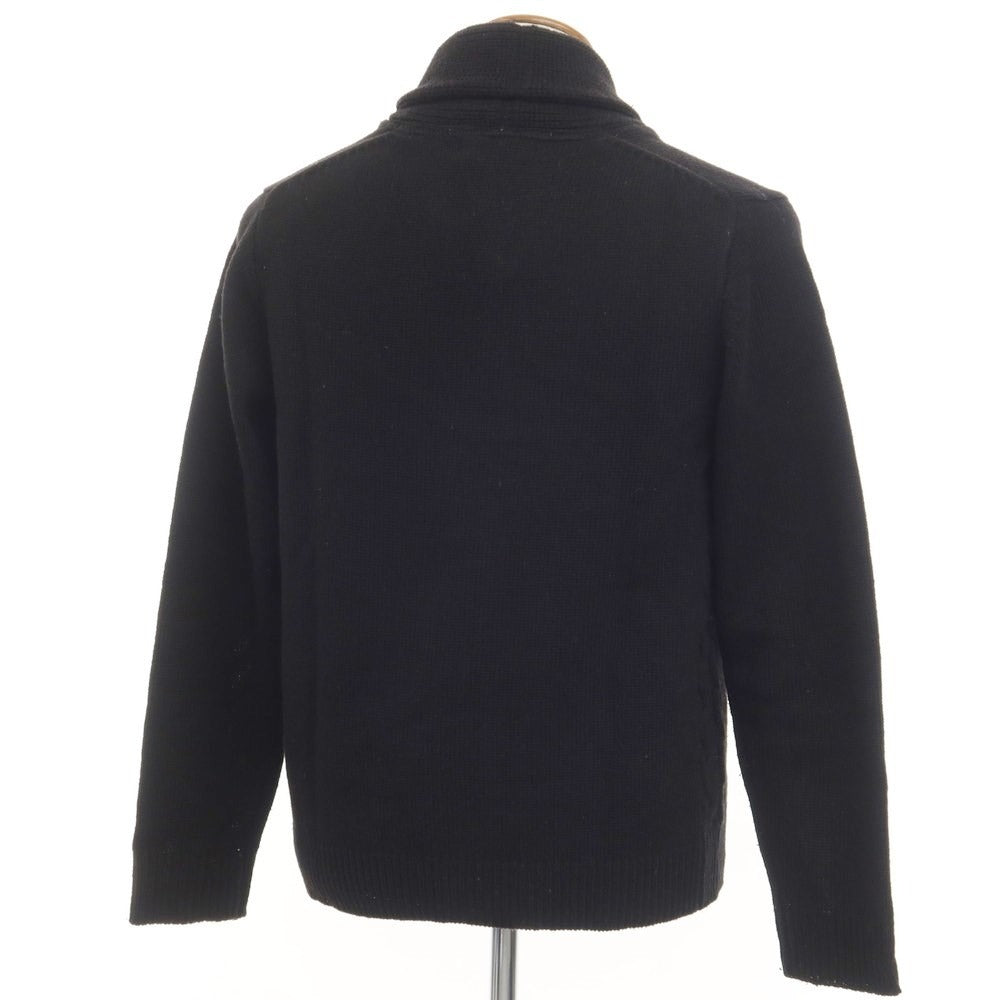 [Used] Nano Universe Acrylic Wool Cashmere Shawl Collar Cardigan Black [Size M] [BLK] [A/W] [Condition Rank C] [Men&