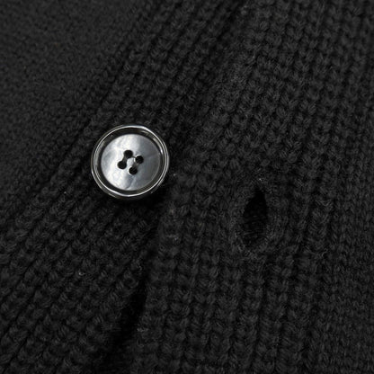 [Used] Nano Universe Acrylic Wool Cashmere Shawl Collar Cardigan Black [Size M] [BLK] [A/W] [Condition Rank C] [Men&