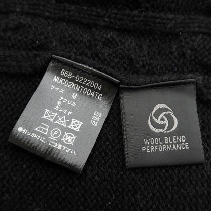 [Used] Nano Universe Acrylic Wool Cashmere Shawl Collar Cardigan Black [Size M] [BLK] [A/W] [Condition Rank C] [Men&