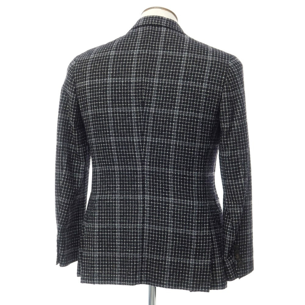 [Used] THE GIGI Wool Cotton Check Jacket Black [48] [Condition Rank B] ​​[Men&