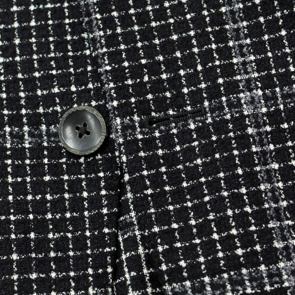 [Used] THE GIGI Wool Cotton Check Jacket Black [48] [Condition Rank B] ​​[Men&