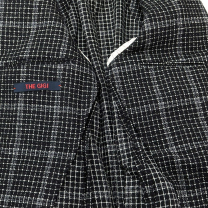 [Used] THE GIGI Wool Cotton Check Jacket Black [48] [Condition Rank B] ​​[Men&